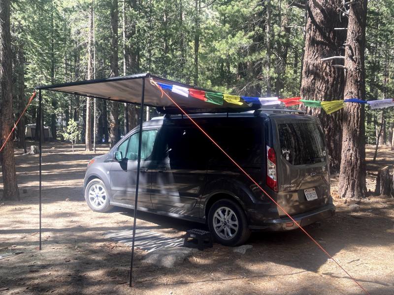Mini T Camping near Yosemite NP CA